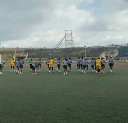 Rasheedat Ajibade Leads Super Falcons Training Ahead of Comoros Return Leg - Photo Credit : Softfootball Media