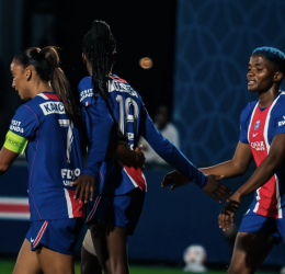 Rasheedat Ajibade and Jennifer Echegini Score as PSG Defeat Fleury - Photo Credit : PSG Women, X