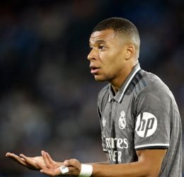 Real Madrid's Kylian Mbappe reacts - Photo Credit : REUTERS
