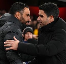 Ruben Amorim and Mikel Arteta: Photo Credit - Skysports