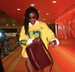 Esther Okoronkwo Turns Heads With Stunning Matchday Arrival - Photo Credit : Julie Sports