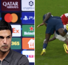 Mikel Arteta has speaking about the tackle on Noni Madueke during Arsenal loss to PSG in the 2025/26 champions league final - Photo Credit : Fabrizio Romano, X