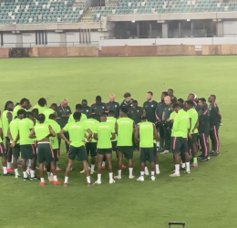 Super Eagles Step Up Preparations With Third Training Session Ahead of Madagascar Clash - Photo Credit : Softfootball Media