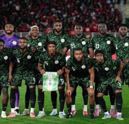 Nigerian national team. (Photo Credit: Super Eagles Media via X).