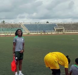 Super Falcons Begin Training Ahead of Comoros Return Leg - Photo Credit : Softfootball Media