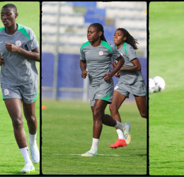 Super Falcons Complete Final Training Ahead of Crucial World Cup Playoff Against South Africa - Photo Credit : NFF