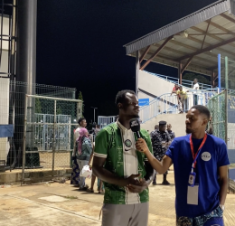 Super Falcons Fan Backs Nigeria for More Success After Comoros Victory in Olympics 2028 Qualifiers - Photo Credit : Softfootball Media