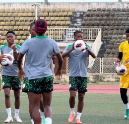 Super Falcons Hold Olympics 2028 Qualifiers Recovery Session Ahead of Comoros Second Leg - Photo Credit : NFF Media