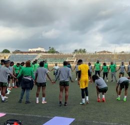 Super Falcons Hold Recovery Session Ahead of Comoros Return Leg - Photo Credit : Softfootball Media
