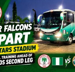 Super Falcons Leave Ikenne Camp Focused on Comoros Clash in Olympics 2028 Qualifiers - Photo Credit : Softfootball Media