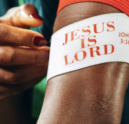 Super falcons captain, Ajibade Displays “John 3:16, Jesus Is Lord” Message During WAFCON'26 Egypt Rout - Photo Credit : Softfootball Media