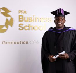Taiwo Awoniyi Graduates From PFA Business School With Postgraduate Diploma - Photo Credit : Taiwo Awoniyi, X