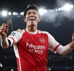 Takehiro Tomiyasu. (Photo Credit: Arsenal Media).