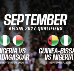 The Super Eagles of Nigeria return to action this month as they begin their journey in the qualifiers for the 2027 Africa Cup of Nations - Photo Credit : Softfootball Media