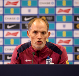England coach Thomas Tuchel (Credit: England Media)