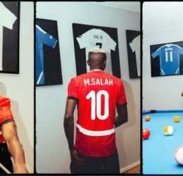 Victor Osimhen Shows Love for Mohamed Salah as He Displays Iconic Football Jerseys at Home - Photo Credit : Victor Osimhen, Instagram