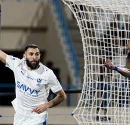 Benzema Celebrating (Photo Credit: Al Hilal Via X)