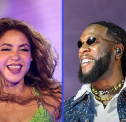 Shakira and Burna Boy (photo credit: FIFA media)