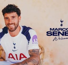 Tottenham Hotspur officially sign Marcos Senesi (Photo credit: Tottenham Hotspur media)