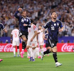 Messi score for Argentina from the bench (Photo credit: Fabrizio Romano via x)