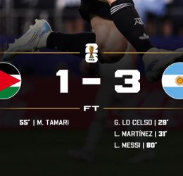 Jordan 1-3 Argentina (Photo credit: softfootball media)