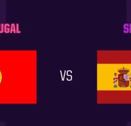 Portugal vs Spain (Photo credit: Opta)