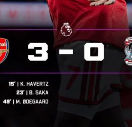 Arsenal 3-0 Coventry city (Photo credit: Softfootball media)