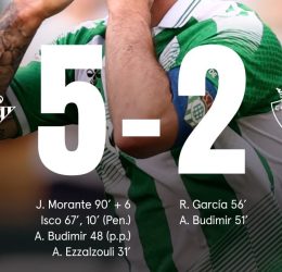 Real Betis 5-2 Osasuna- photo credit: x media