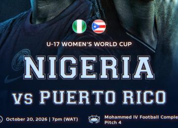 Nigeria Flamingos vs Pueto Rico (Photo credit: Softfootball media)