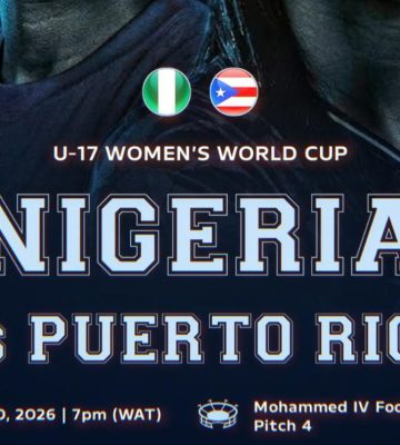 Nigeria Flamingos vs Pueto Rico (Photo credit: Softfootball media)
