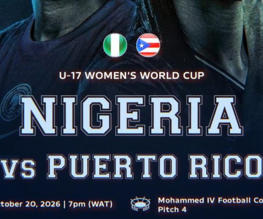Nigeria Flamingos vs Pueto Rico (Photo credit: Softfootball media)