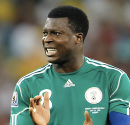 Yakubu Aiyegbeni representing Nigeria - Photo Credit : NFF