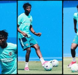 Zadok Yohanna Looks Sharp in First Brighton Training Session After Reporting for Pre‑Season - Photo Credit : Brighton & Hove Albion, Website