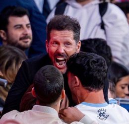 Diego Simeone (photo credit: Fabrizio Romano via x)