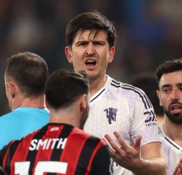 Harry Maguire has been handed one match suspension and £30,000 fine (photo credit: Fabrizio Romano via x)