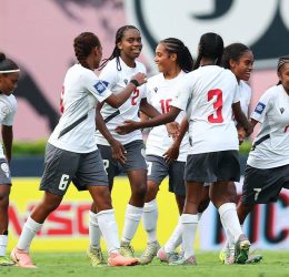 New Caledonia scored their first goals against an opponent outside of Oceania (photo credit: FIFA via x)