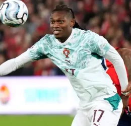 Rafael Leão. (photo credit: bbc media)