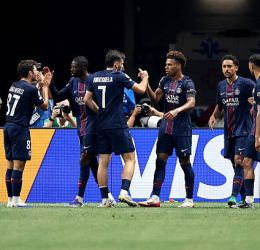 Paris Saint-Germain Players (Photo by Alex Grimm/Getty)