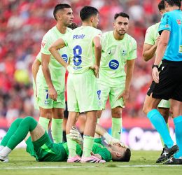 Joan Garcia of Barcelona Injury (Photo Credit: Barcelona Media)