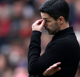 Mikel Arteta unhappy - Photo Credit - Skysports
