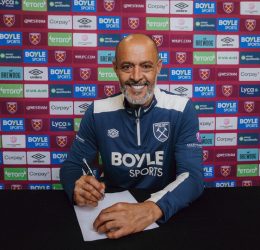 Nuno Santos (Credit: West Ham media).