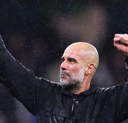 Pep Guardiola’s powerful celebration after newcastle win - Photo Credit : BBC